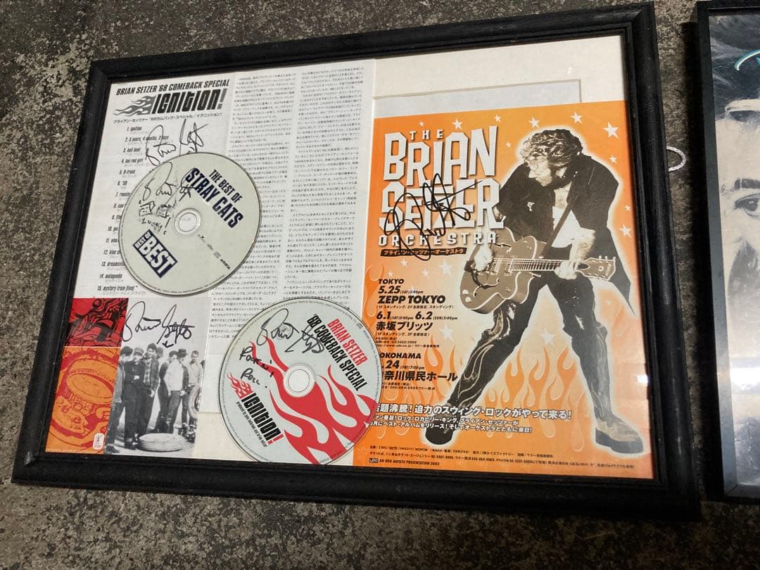 サイン入り CDセット ストレイ・キャッツ ブライアン・セッツァー サイン入り CDセット ストレイ・キャッツ ブライアン・セッツァー 1